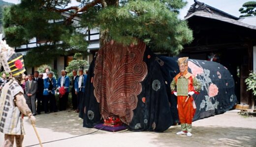 大島山の獅子舞 (県5 長野県無形民俗文化財)
