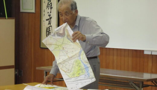 平成27年度第2回「時の駅」講座　「ひつじ満水」の現場を歩く
