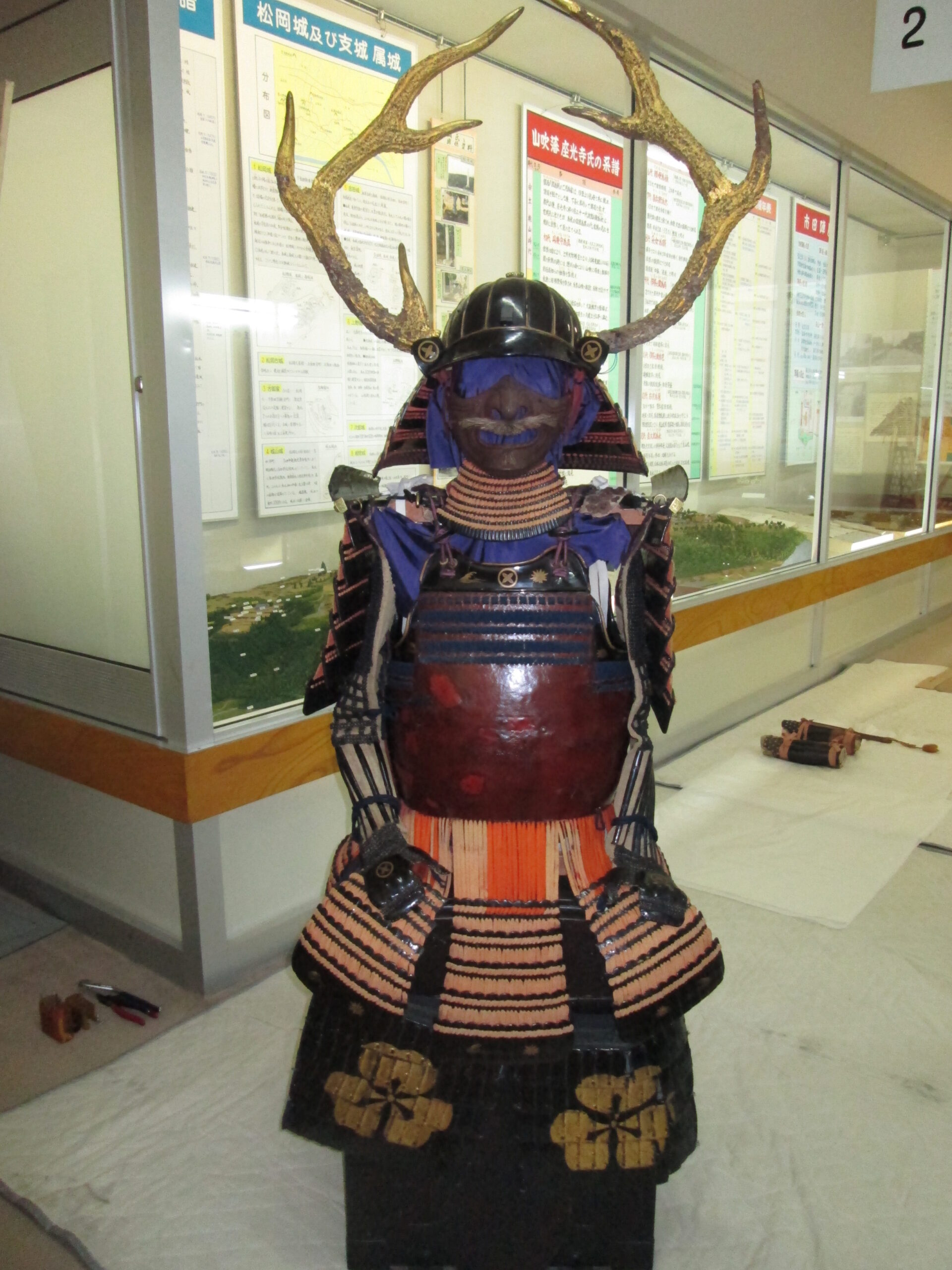 座光寺氏初代為真の甲冑が出陣！ - 高森町歴史民俗資料館 時の駅