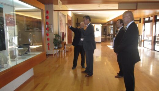 阿部長野県知事さん、来館！