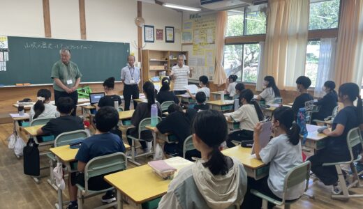 高森町立北小学校へ出前授業を行いました